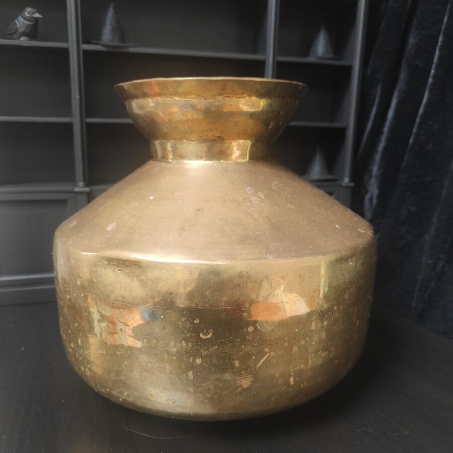 Brass Vintage Indian Water Vessel