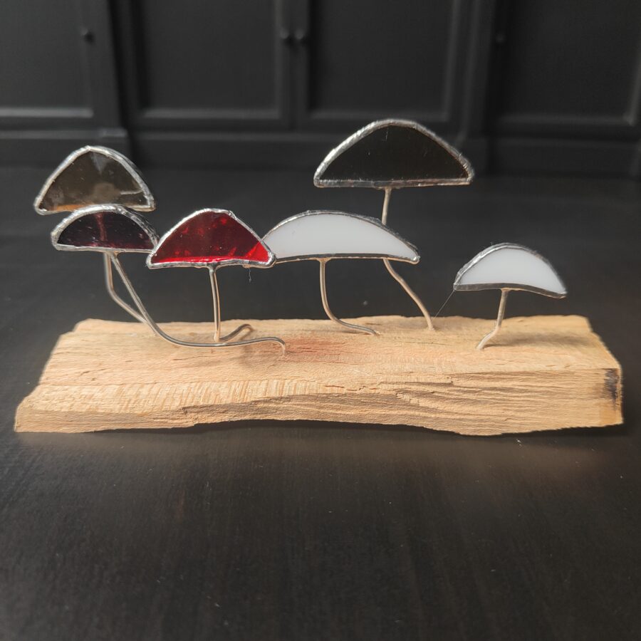 Stained Glass Mushrooms
