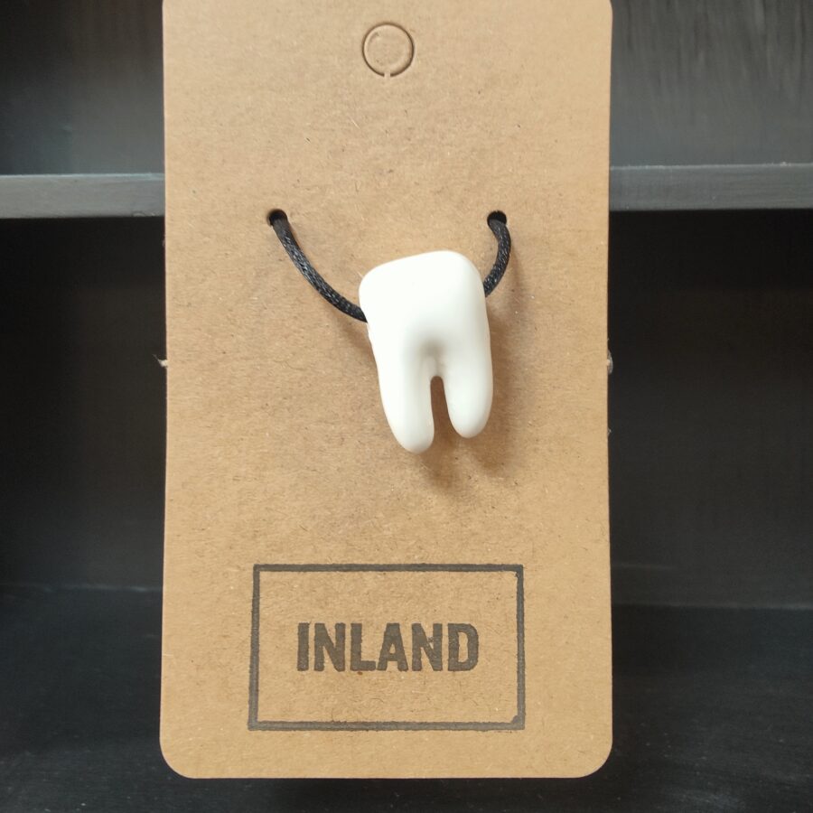 Enamel Tooth Necklace