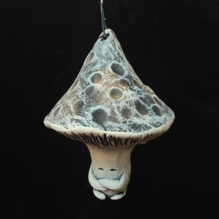 Grumpy Mushroom Bauble