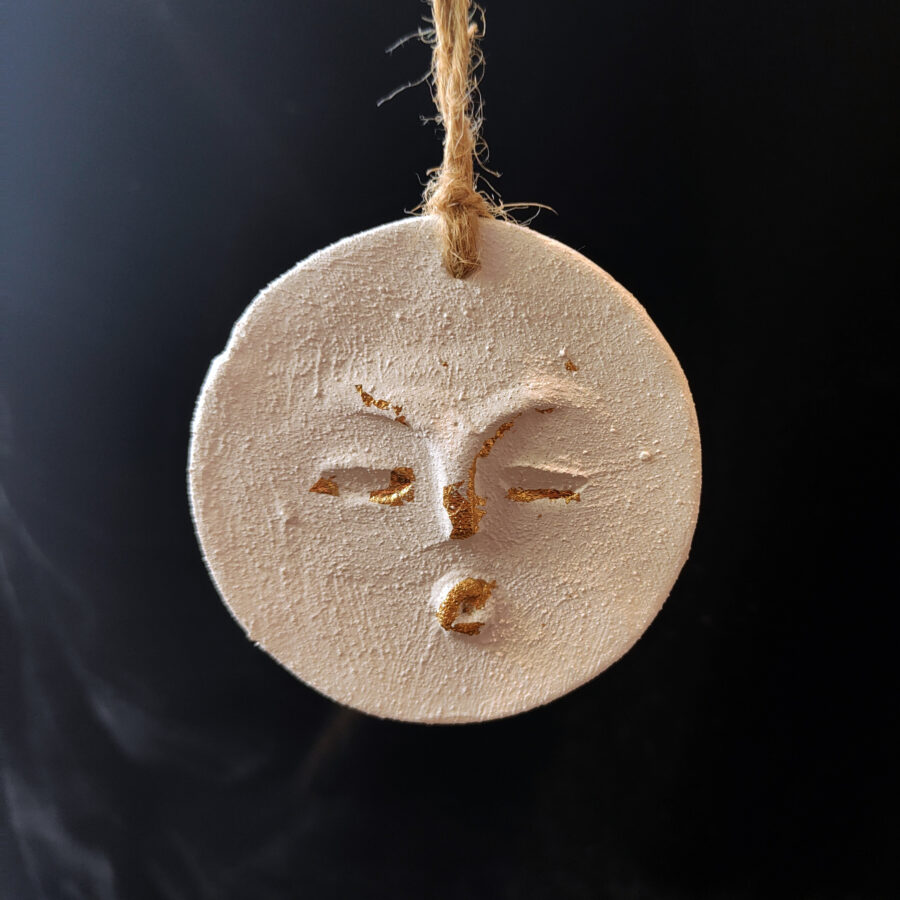 Flat Moon Bauble