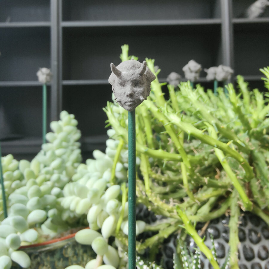 Hannya Plant Charm